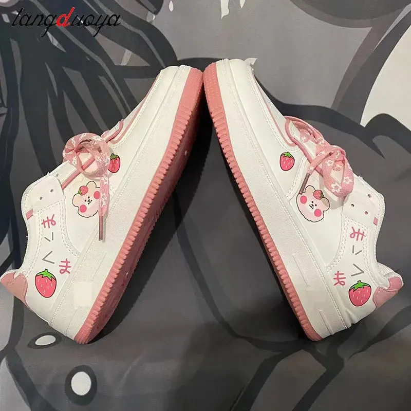 Strawberry Bear Sneakers