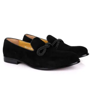 Terry Taylors Twist  Black Suede Formal Shoe