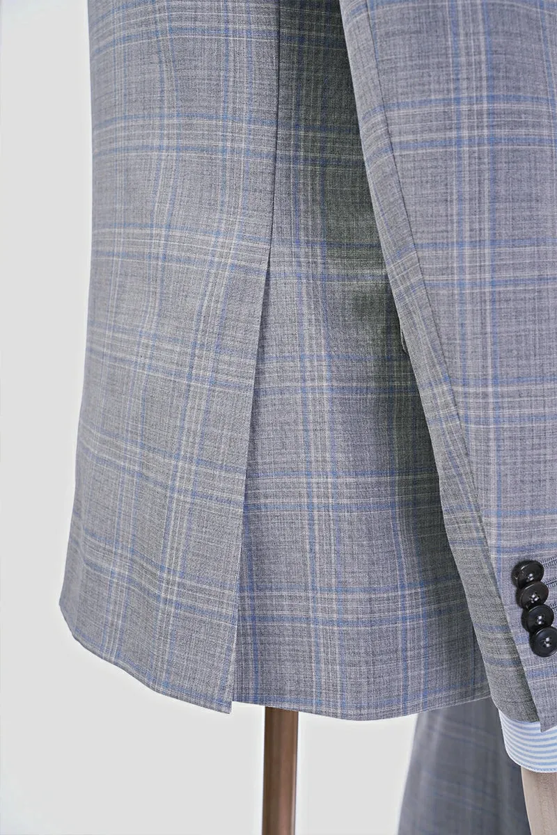 The Geneva Plaid Wool Suit