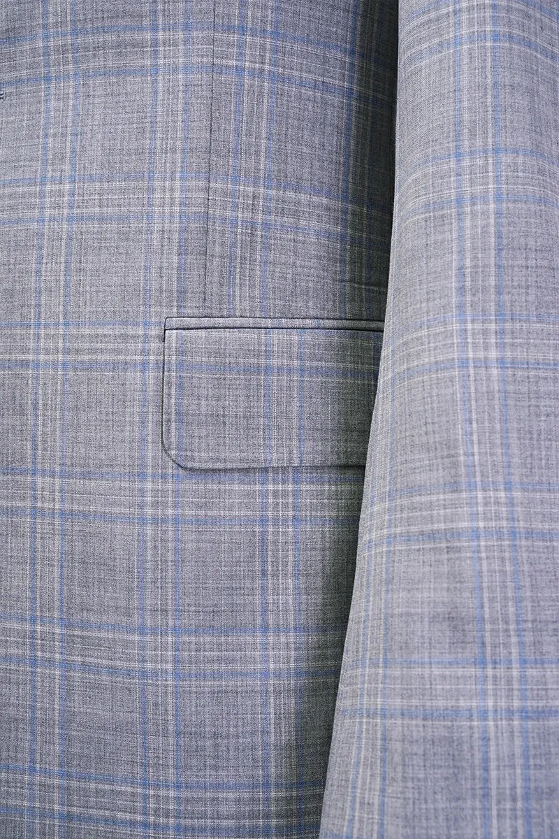 The Geneva Plaid Wool Suit