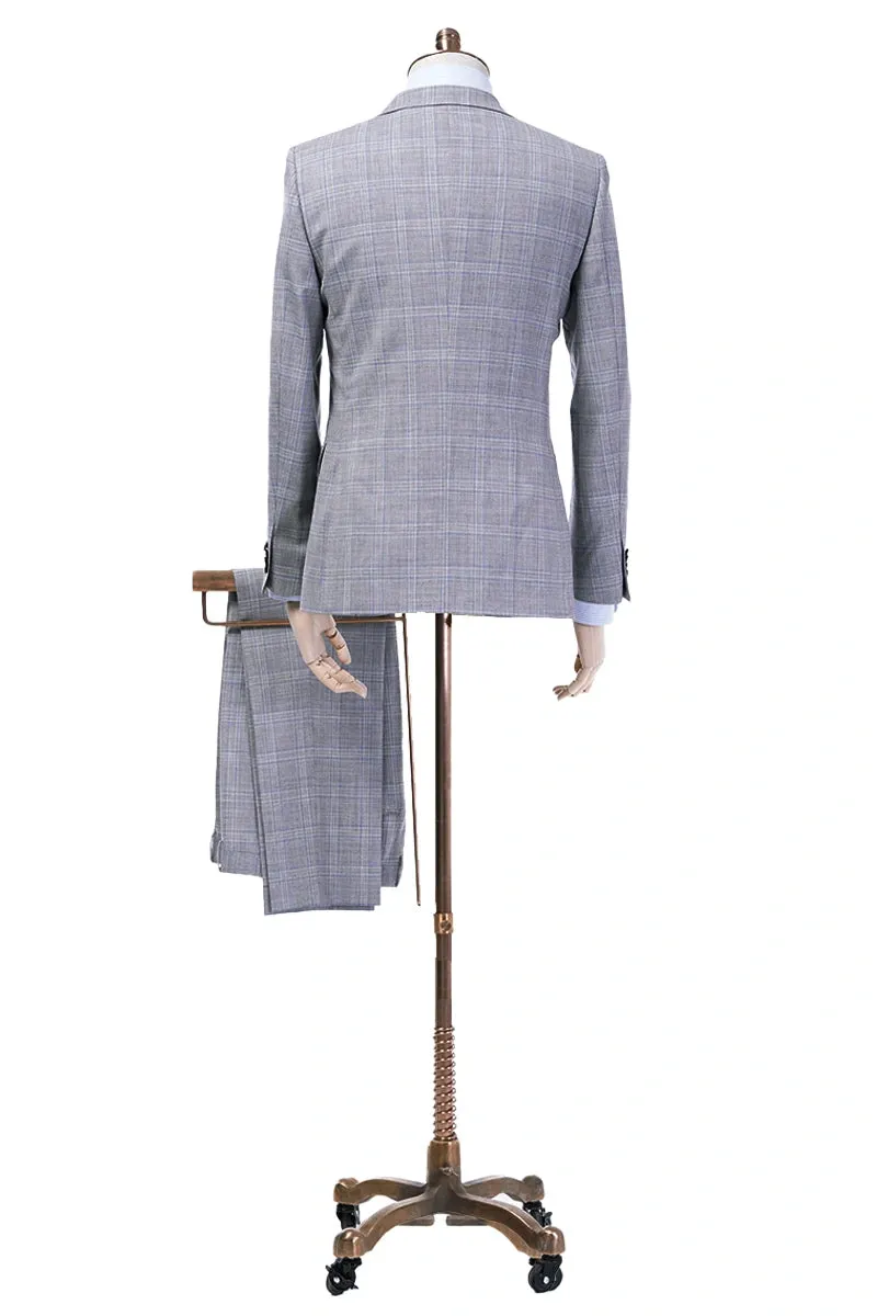 The Geneva Plaid Wool Suit