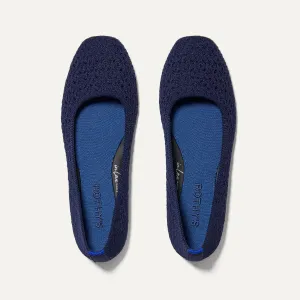 The Max Square - Deep Navy Crochet