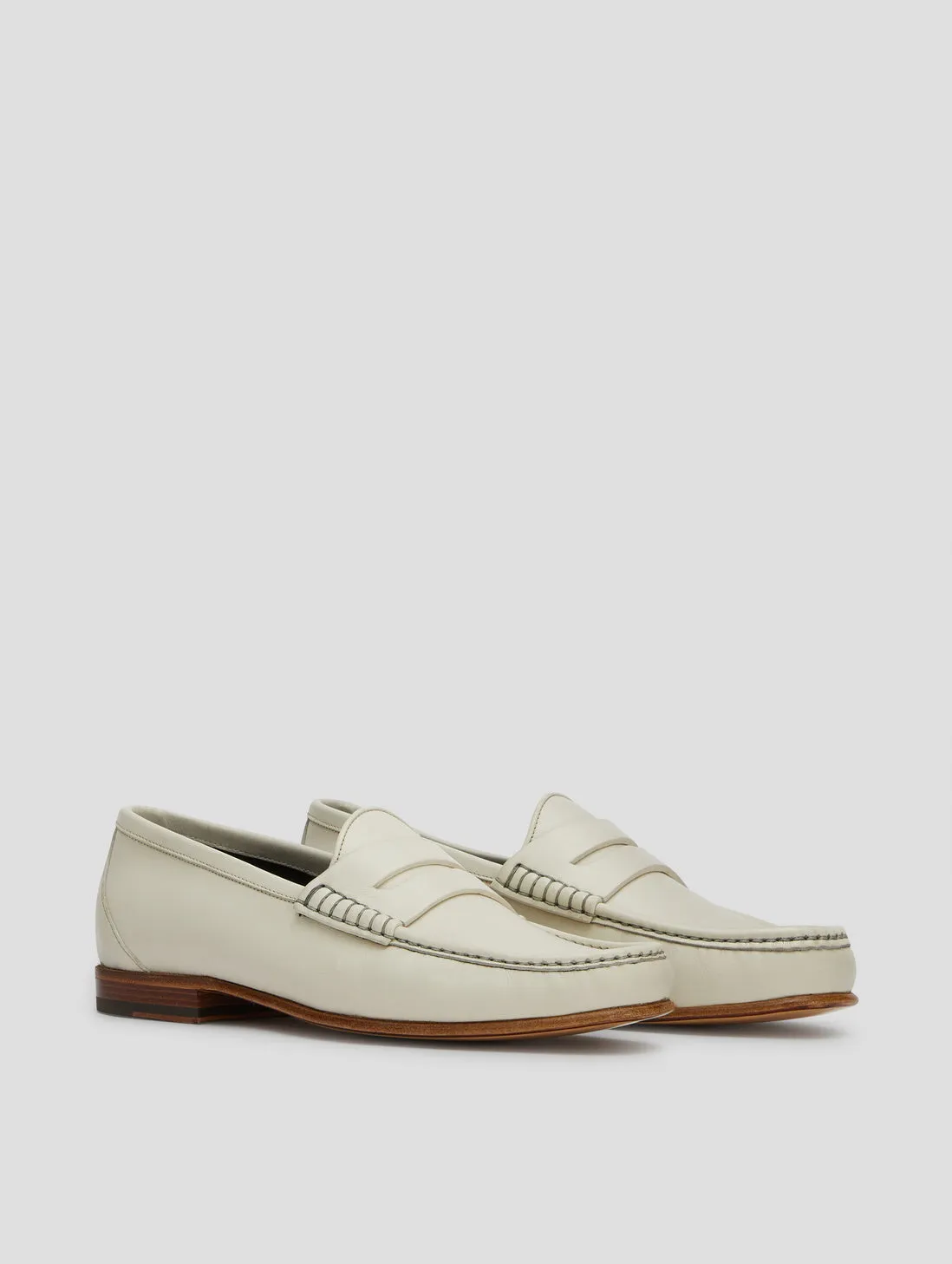 TONY PENNY LOAFER IN OFF WHITE