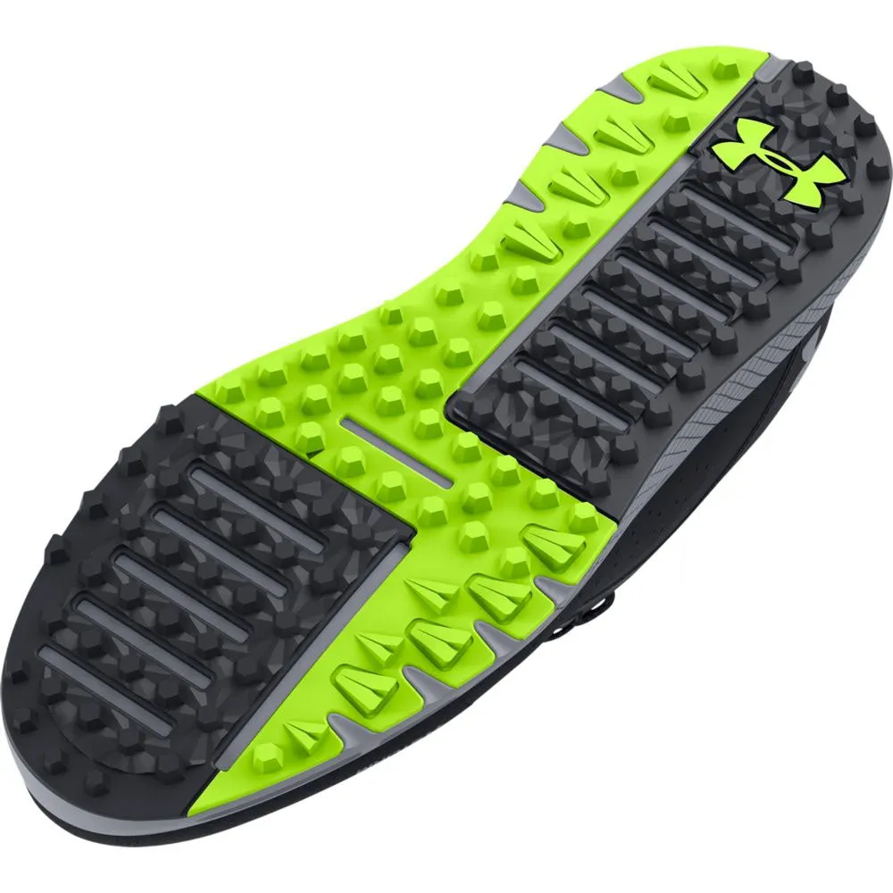 Under Armour Charged Draw 2 Waterproof Spikeless Shoes - Black/Steel