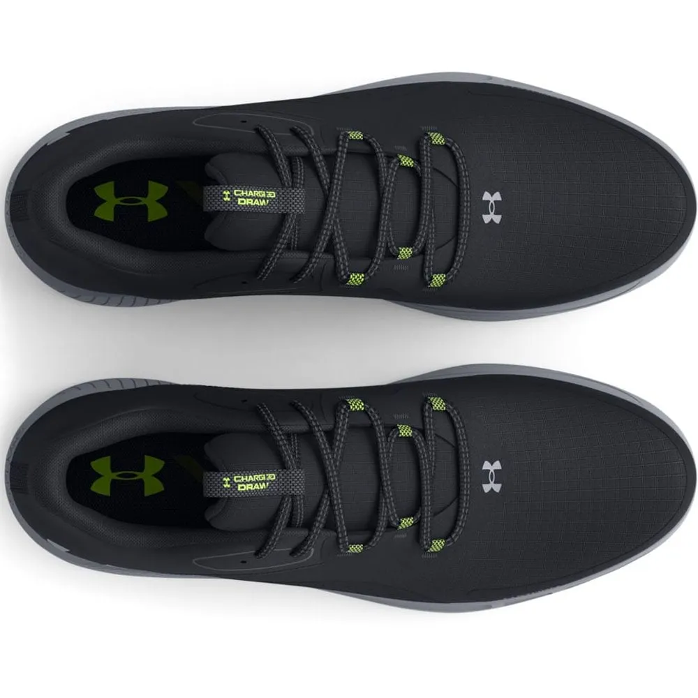 Under Armour Charged Draw 2 Waterproof Spikeless Shoes - Black/Steel