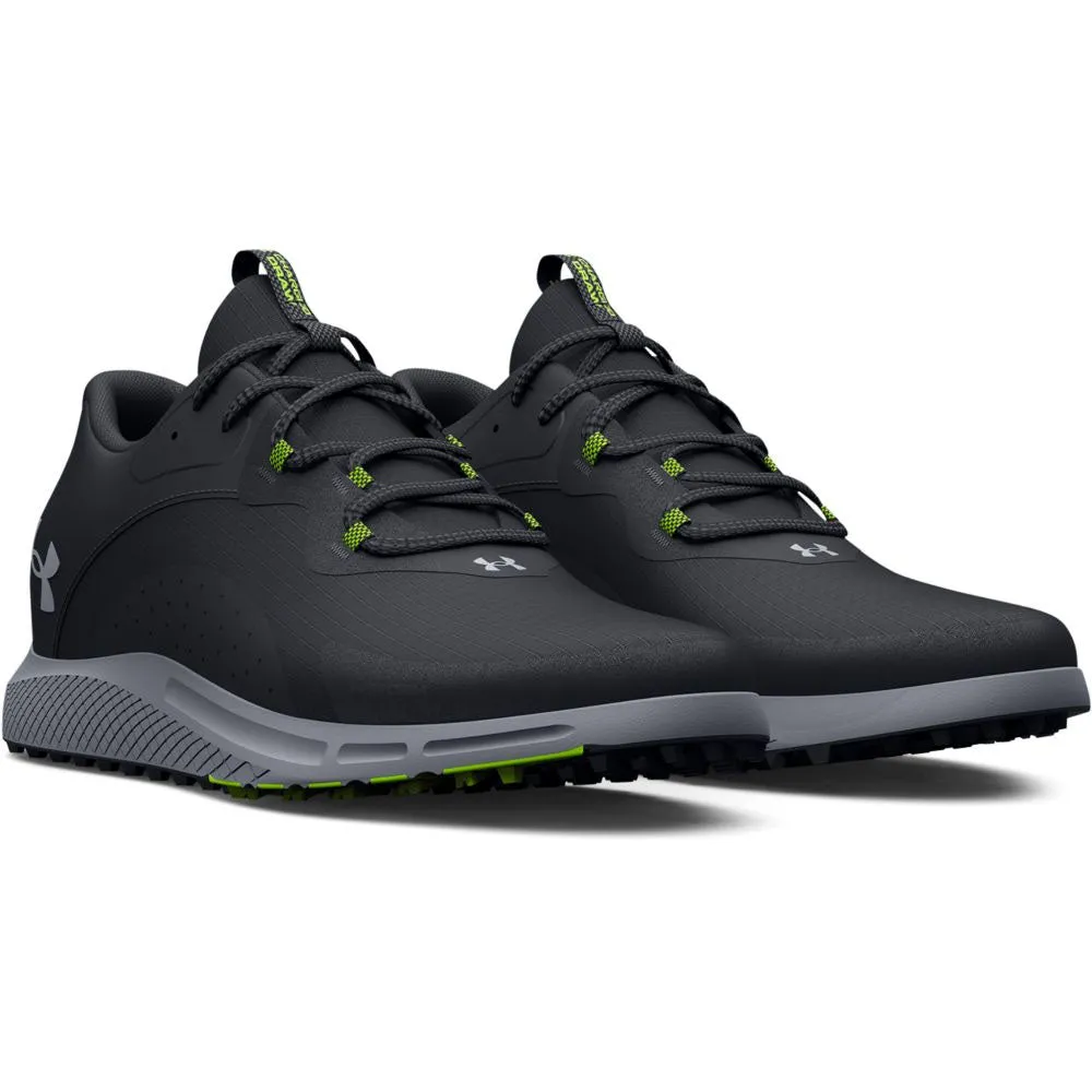 Under Armour Charged Draw 2 Waterproof Spikeless Shoes - Black/Steel