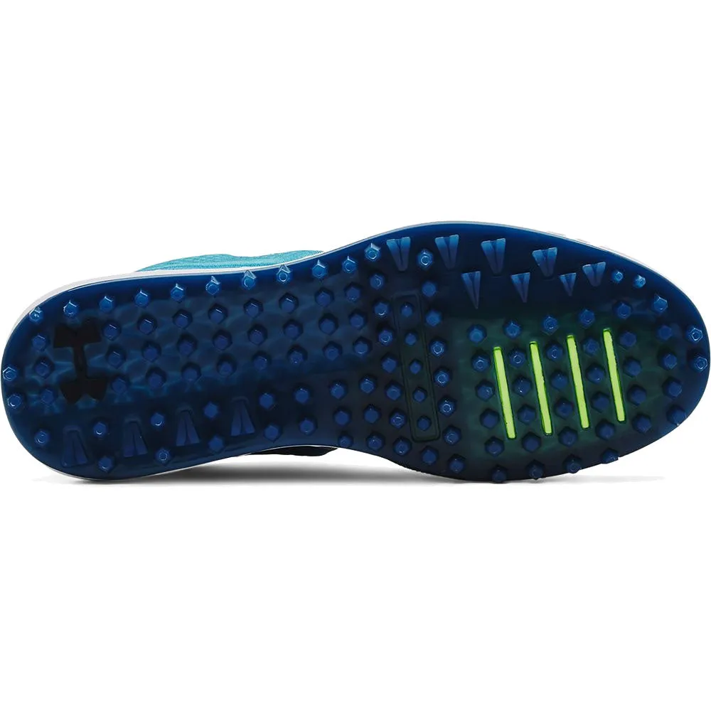 Under Armour HOVR Forge RC Waterproof Spikeless Shoes - Mod Grey/Cruise Blue