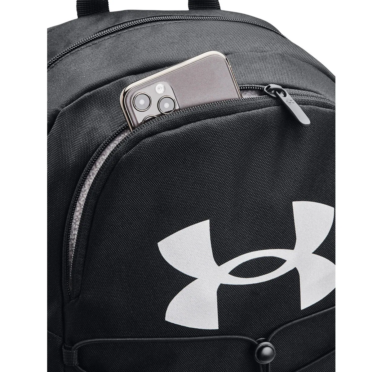 Under Armour Hustle Sport Backpack - Black/White