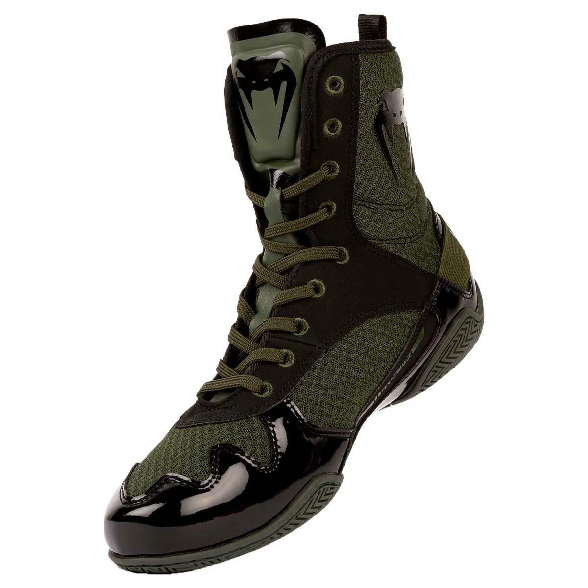 Venum Elite Boxing Shoes Khaki