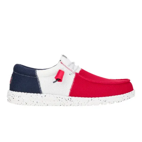 Wally Tri Varsity Mesh - Red/Navy