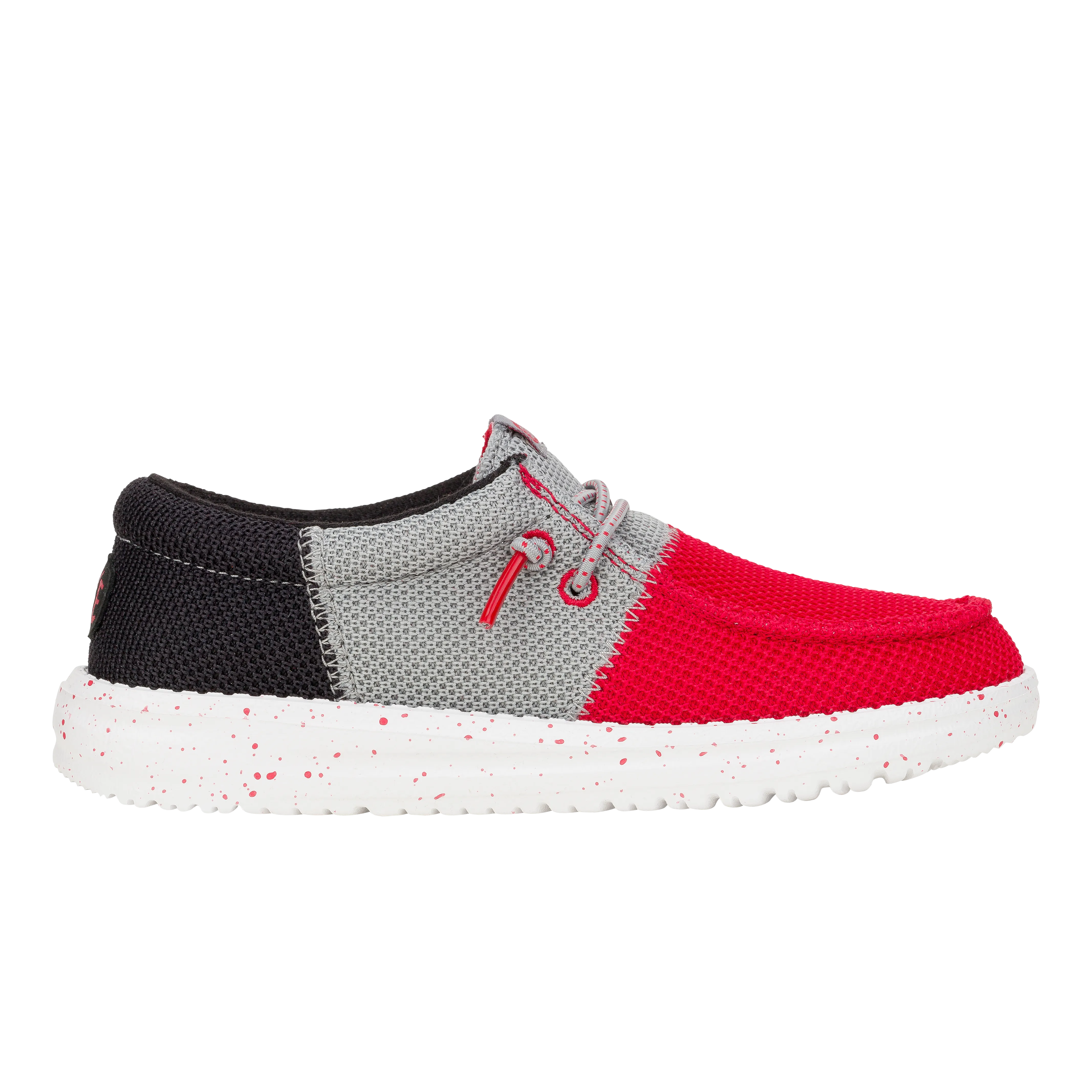 Wally Youth Tri Varsity Mesh - Red/Grey