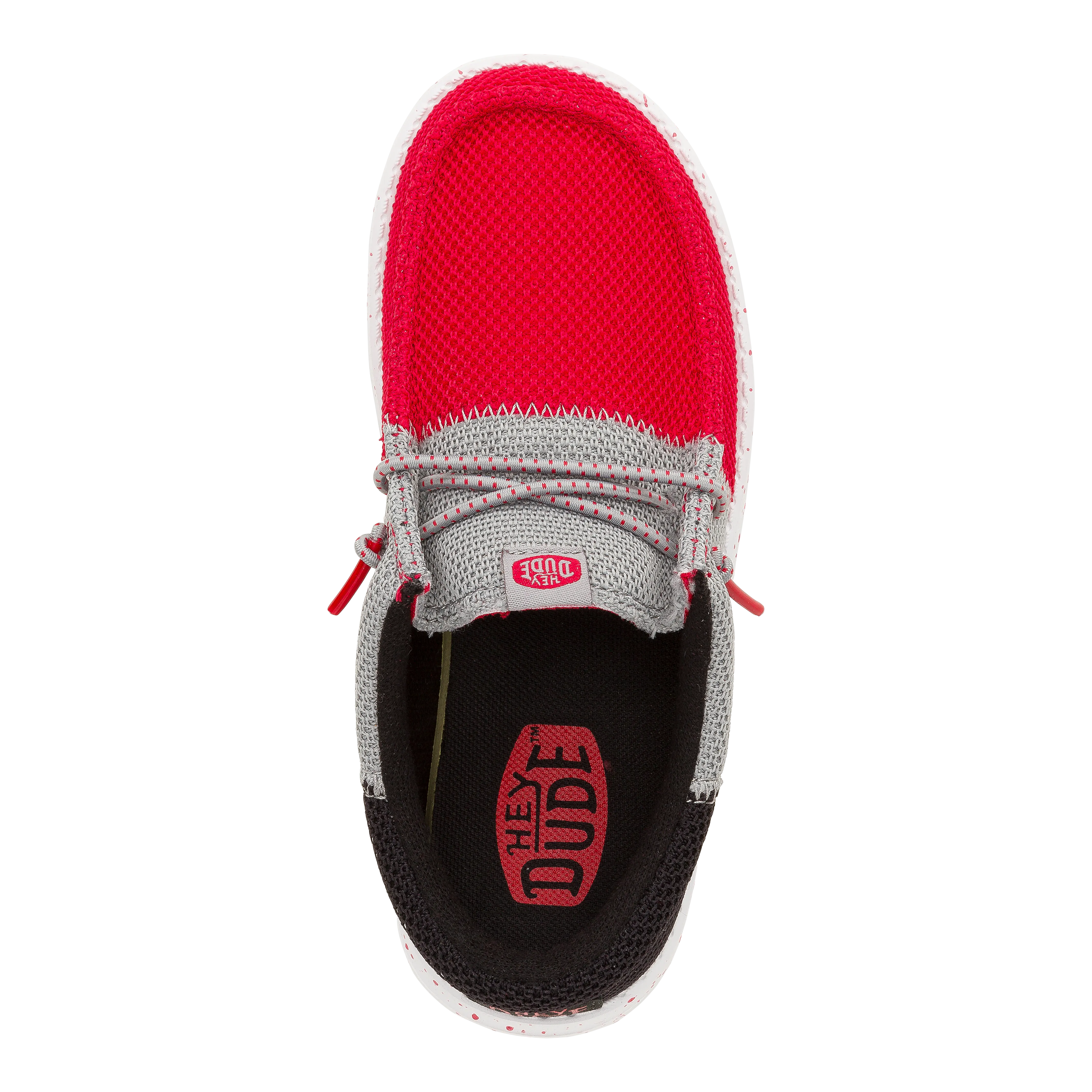 Wally Youth Tri Varsity Mesh - Red/Grey