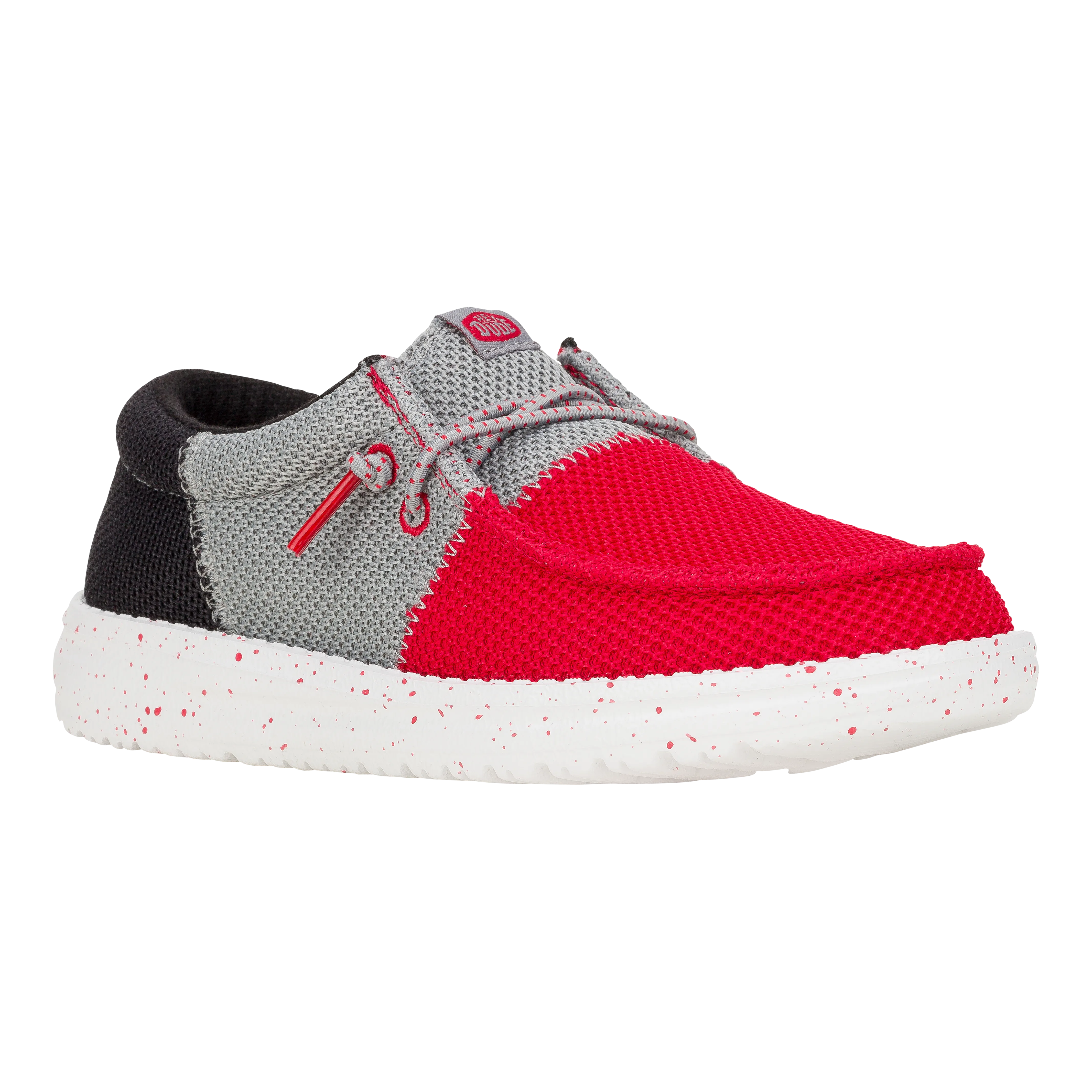 Wally Youth Tri Varsity Mesh - Red/Grey