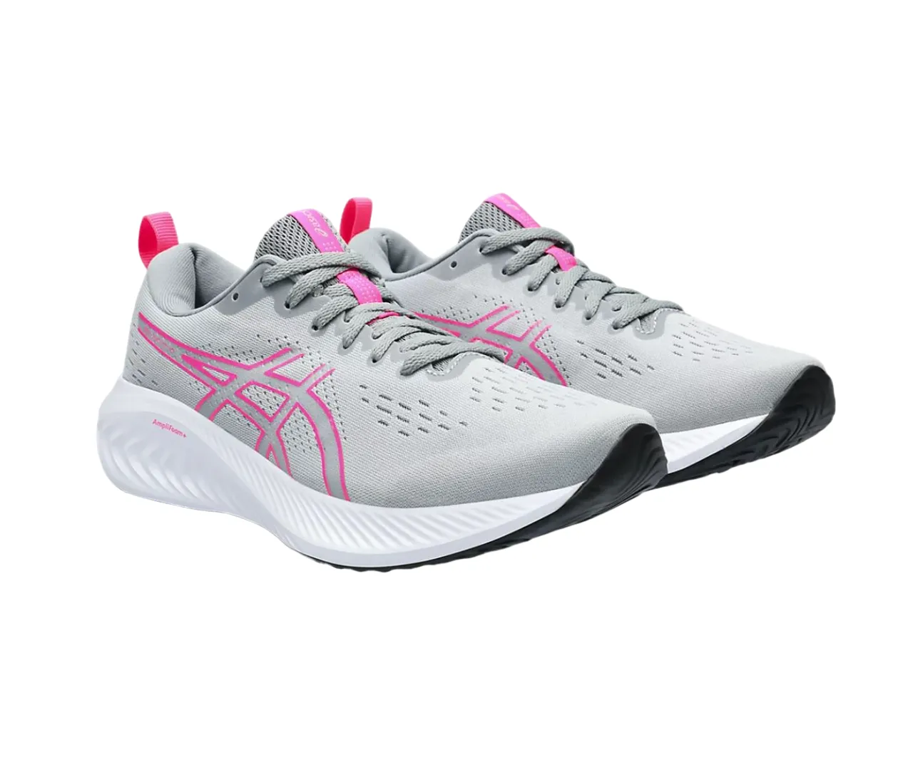 Womens Asics Gel-Excite 10 Piedmont Grey/ Hot Pink Athletic Running Shoes