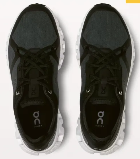 Women's On Running Cloud X 3 AD Black/White