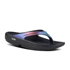 Women's Oofos OOlala Luxe Color: Midnight Spectre