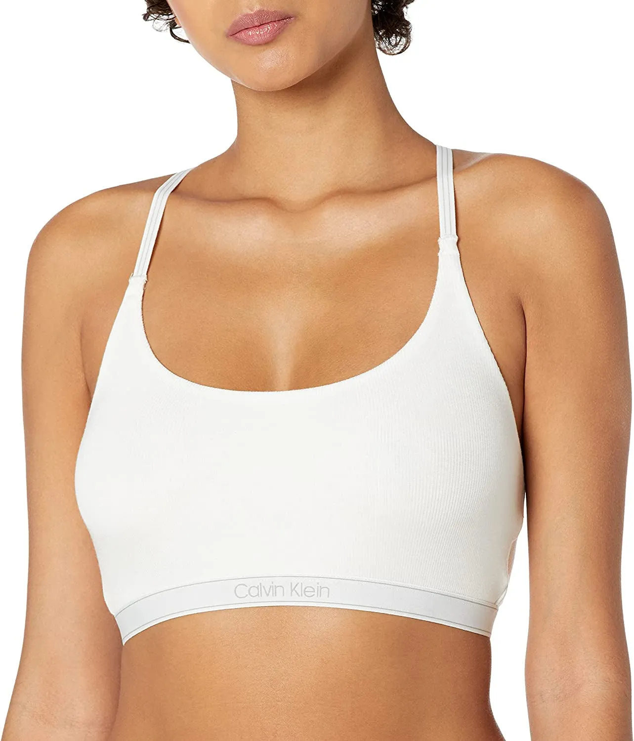 Women's Pure Ribbed Natural Lift Unlined Bralette