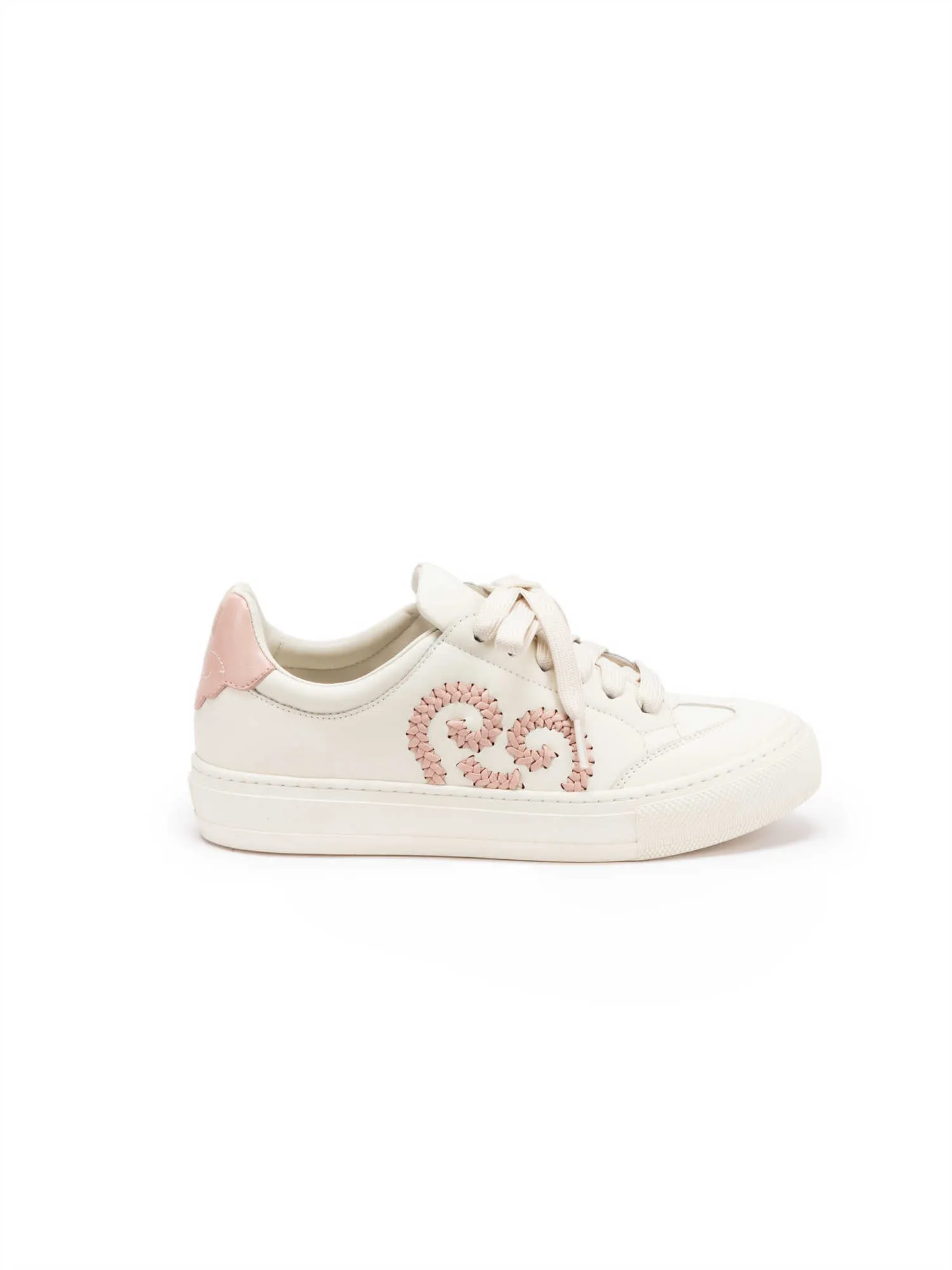 YAYING Woven Lucky White Shoes