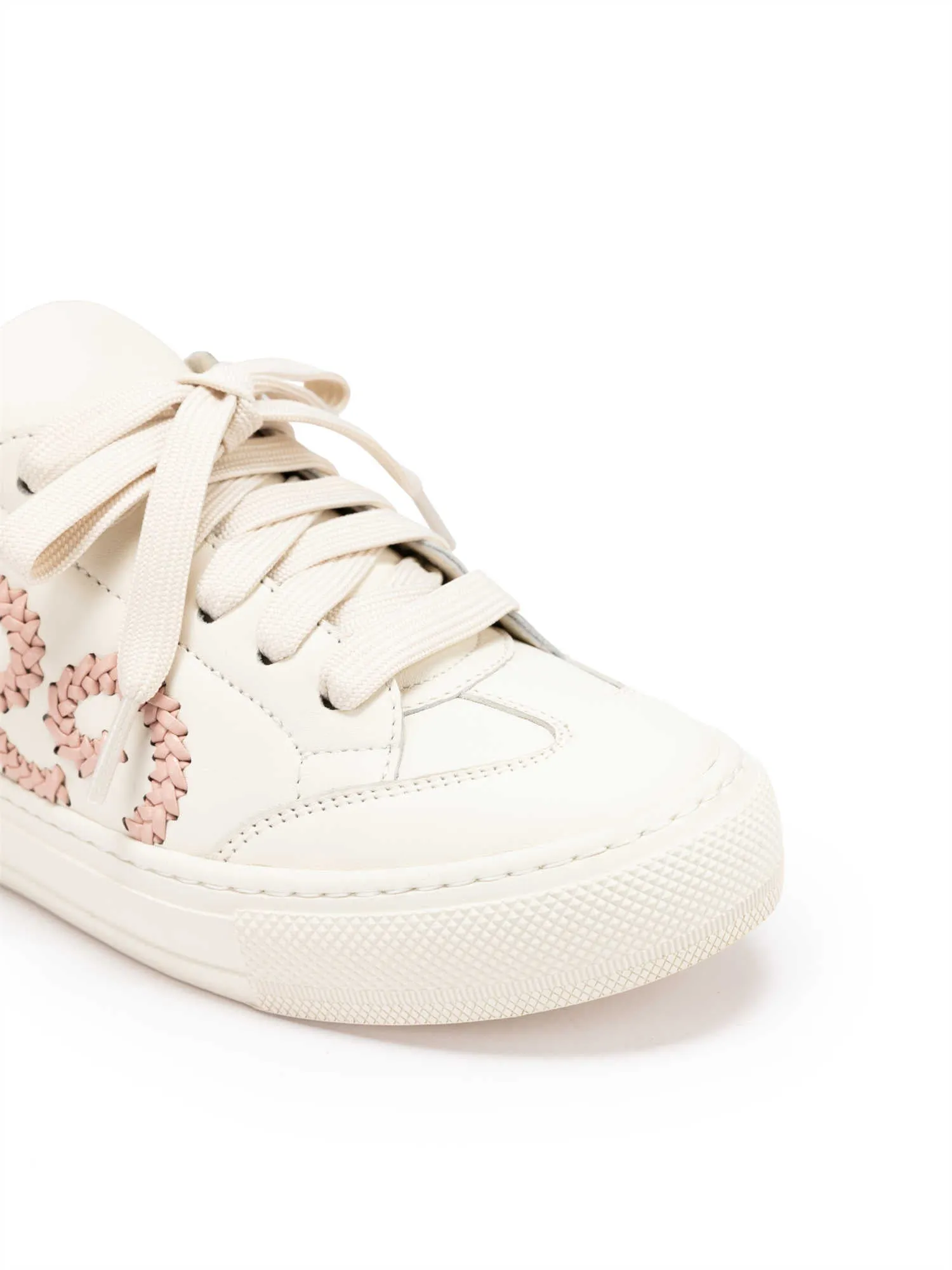 YAYING Woven Lucky White Shoes